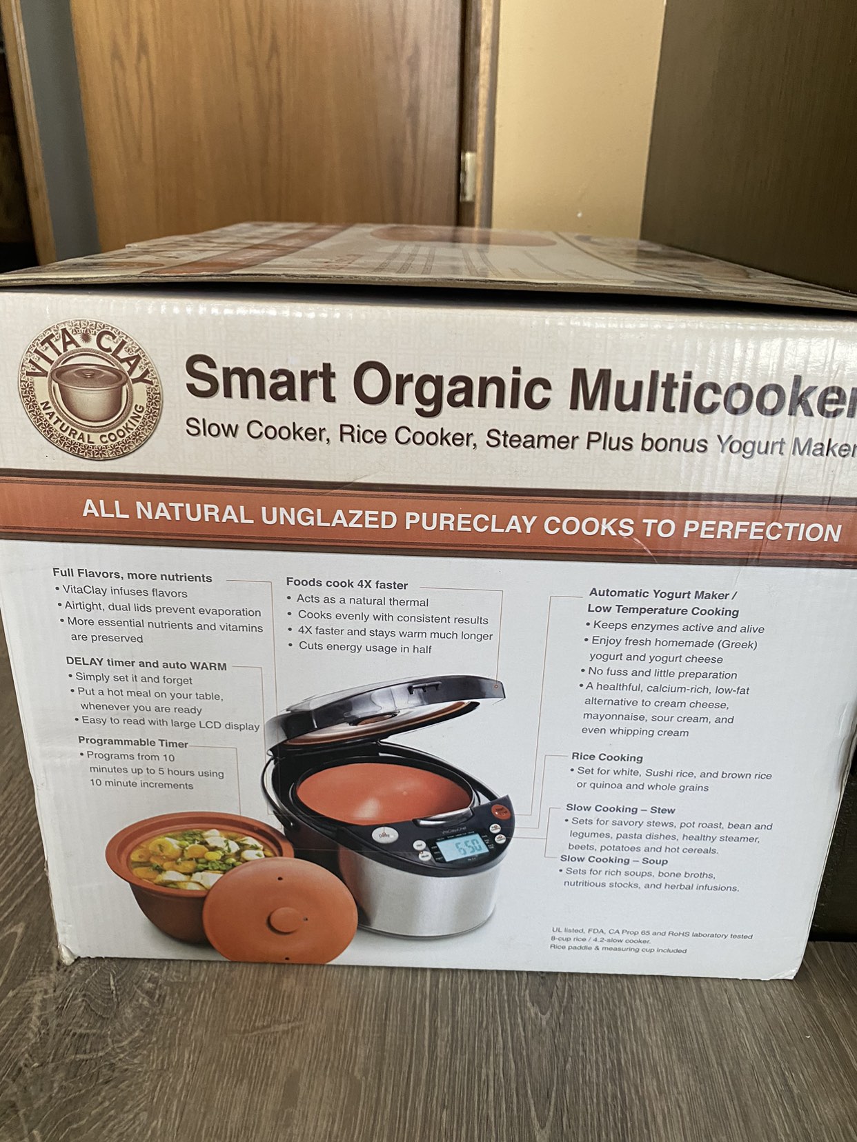 Vita clay smart organic multi-cooker - photo 2