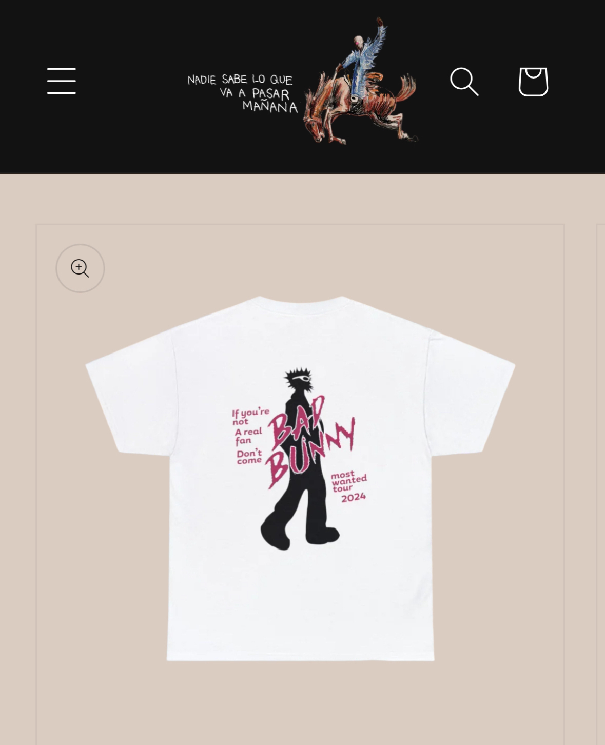 Bad Bunny Official Tour Tee image indicator(2)