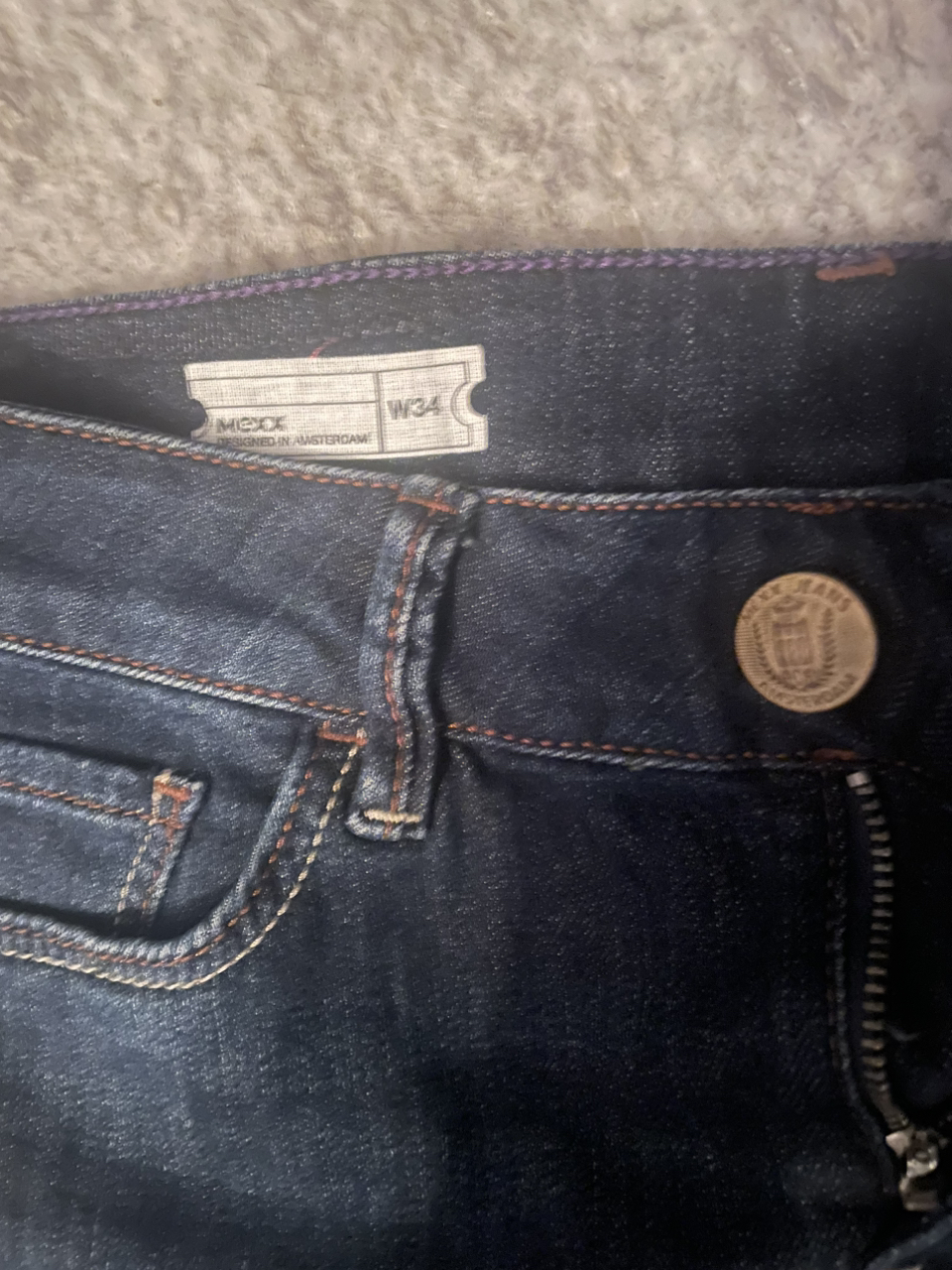 Mex jeans skirt - stretchy size small thumbnail