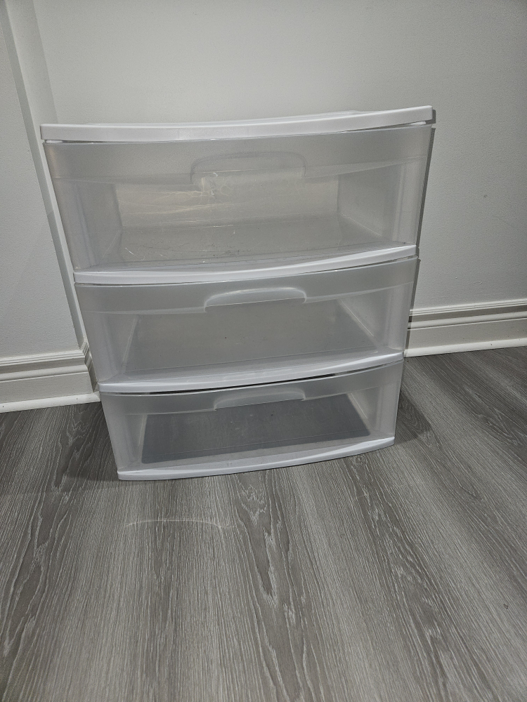 3 Drawer storage