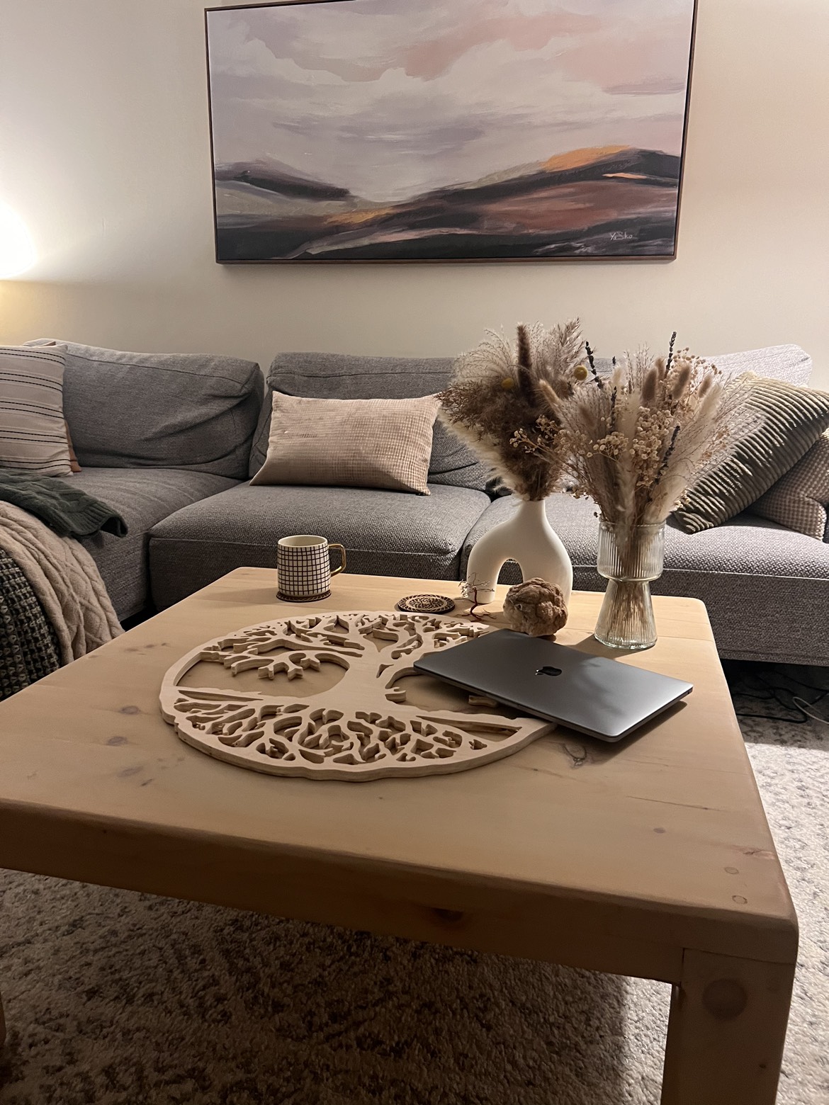 Solid wood coffee table - photo 3