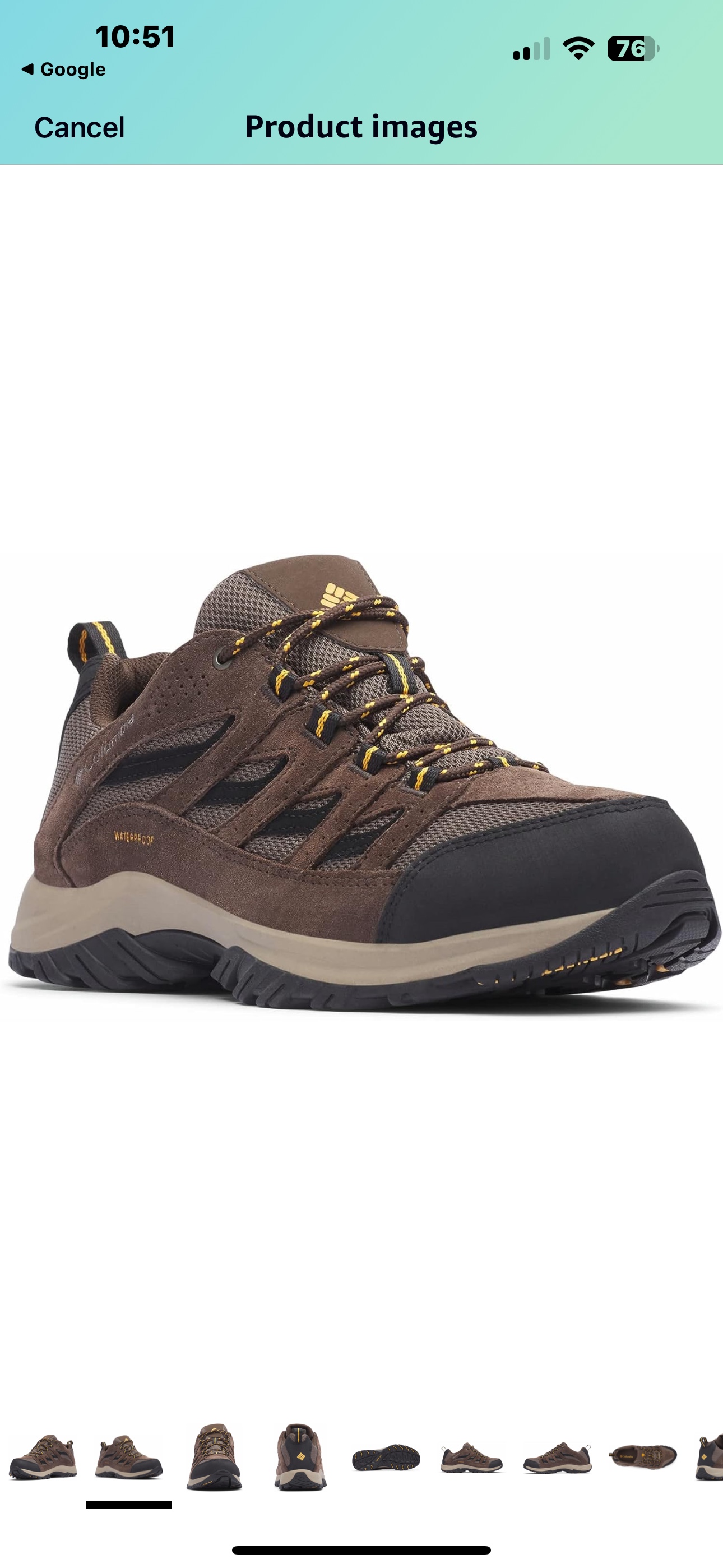 Columbia Mens Shoes Crestwood Low Waterproof