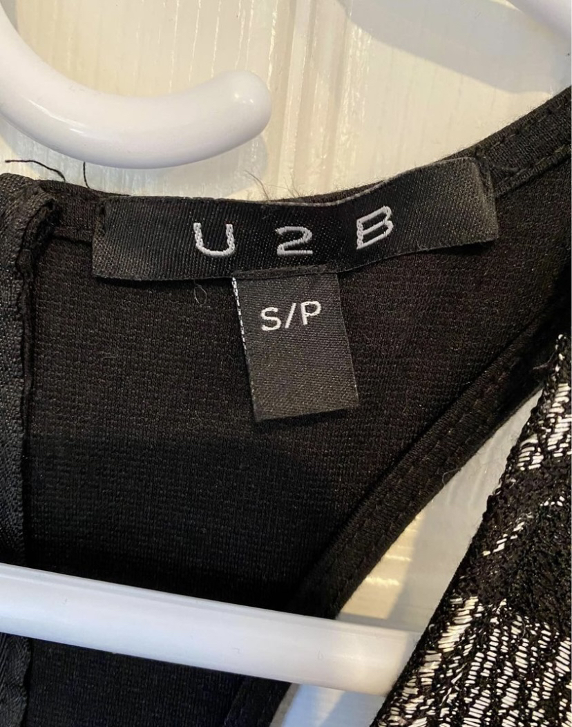 Silver and Black Floral Dress image indicator(5)