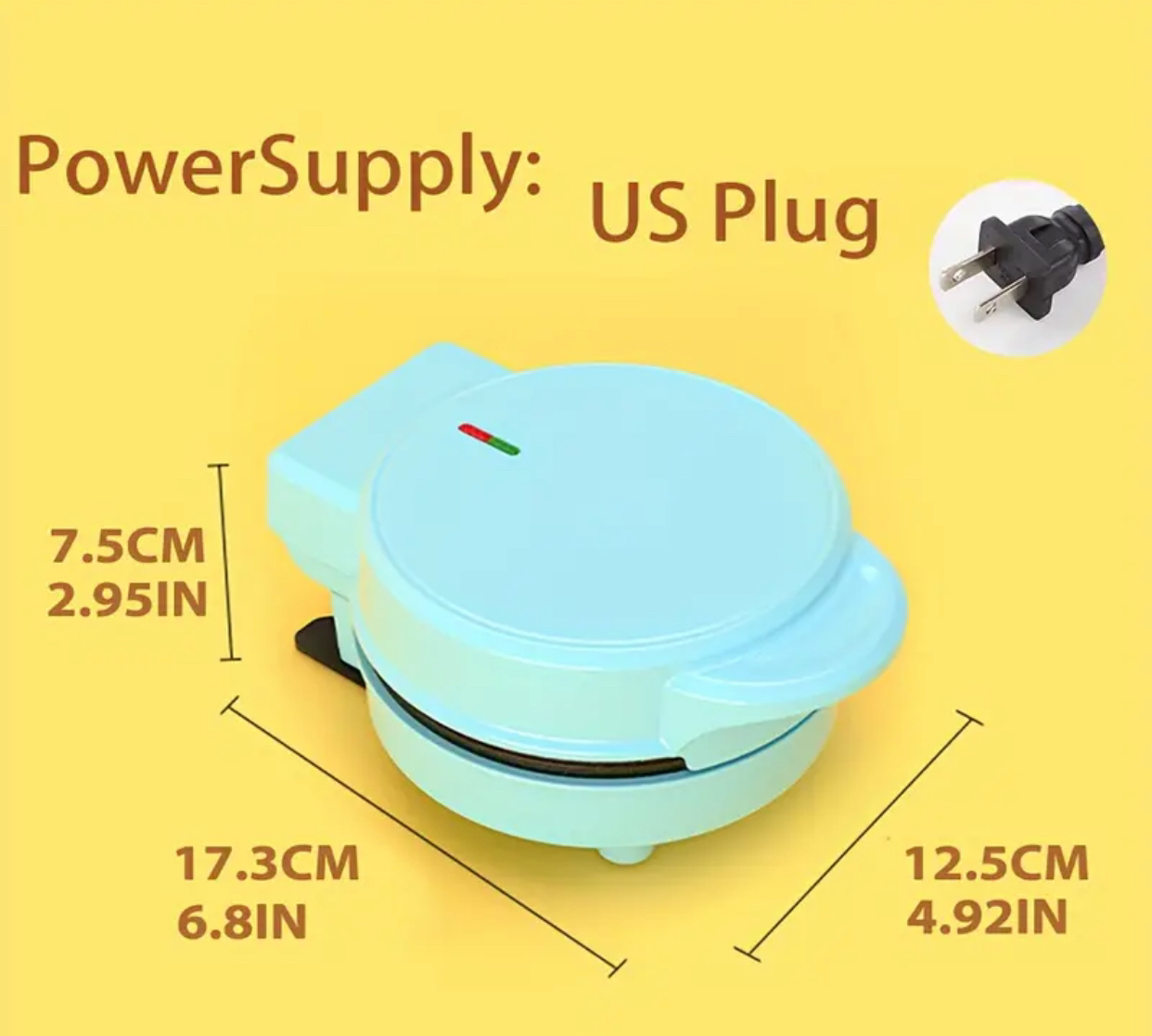 1pc round waffle maker - photo 4