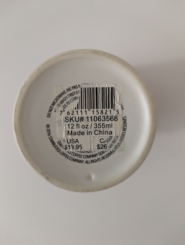 Starbucks Ceramic Tumbler/Mug image indicator(4)