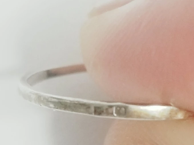 Antique Sterling Silver Flower Marcasite Ring from Portugal image indicator(4)