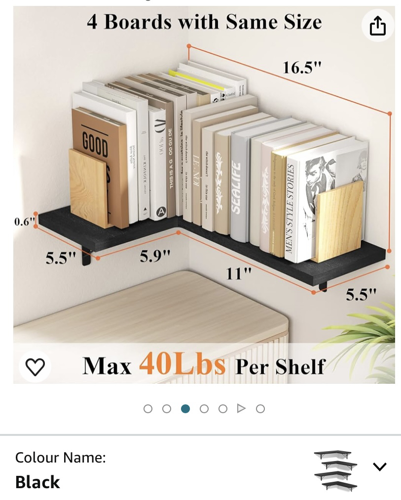 Set of 4 Corner Shelves image indicator(3)