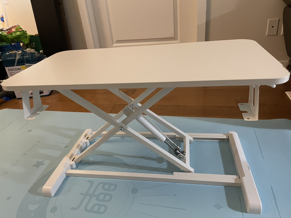 VIVO 81 cm Desk Converter,  Sit to Stand riser. DESK-V000KW