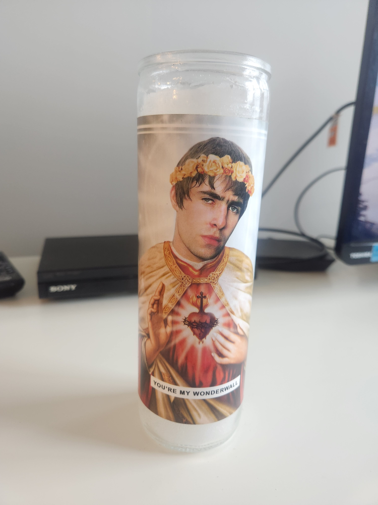 Oasis Liam Gallagher Jesus Candle - photo 3