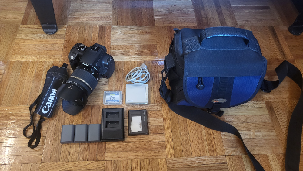 Selling Canon DSLR camera, lens, and bag - photo 2