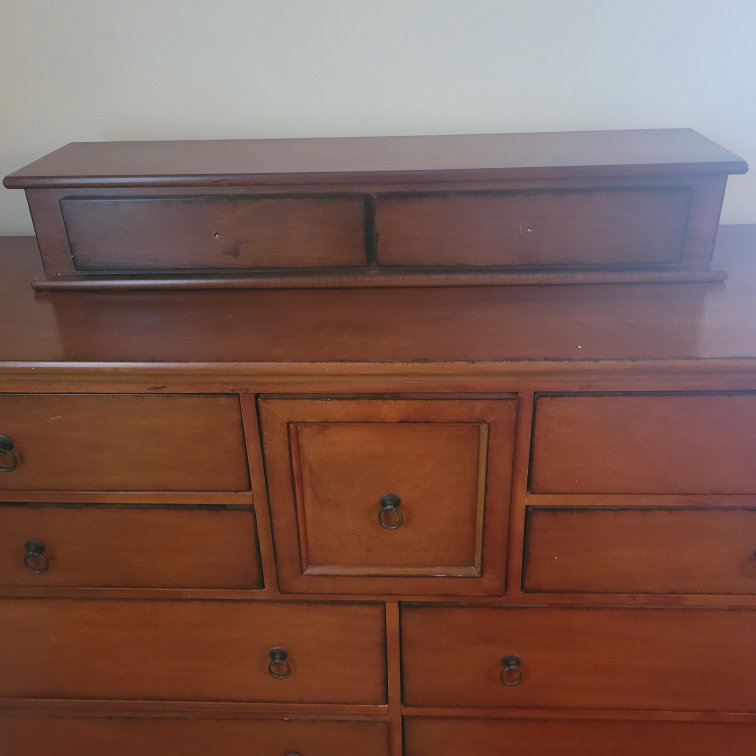 Modern 11 Drawer Dresser Wide Chest of Drawers, Solid Wood - photo 3