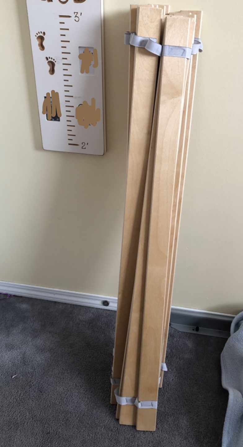 Twin bed slats