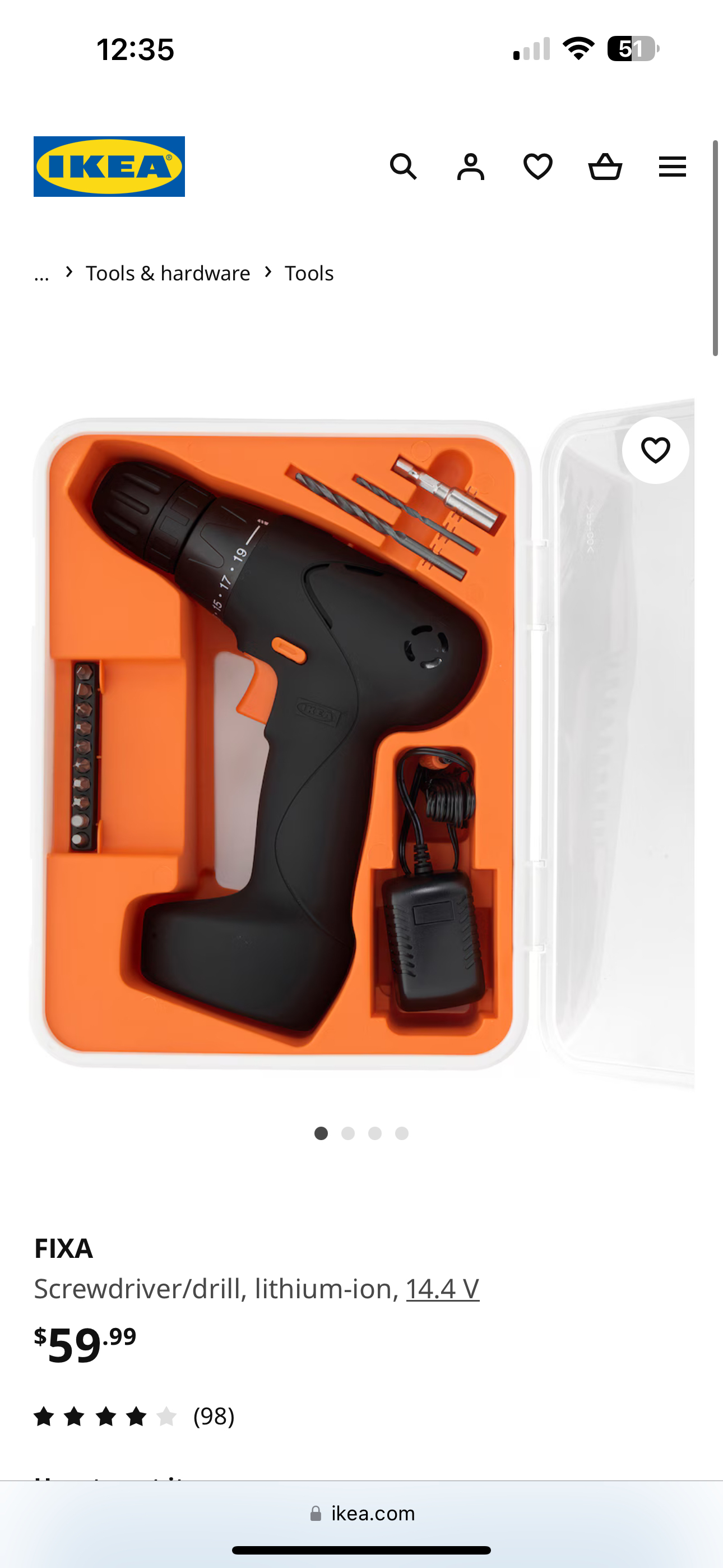 Ikea tool kit $30 & $15