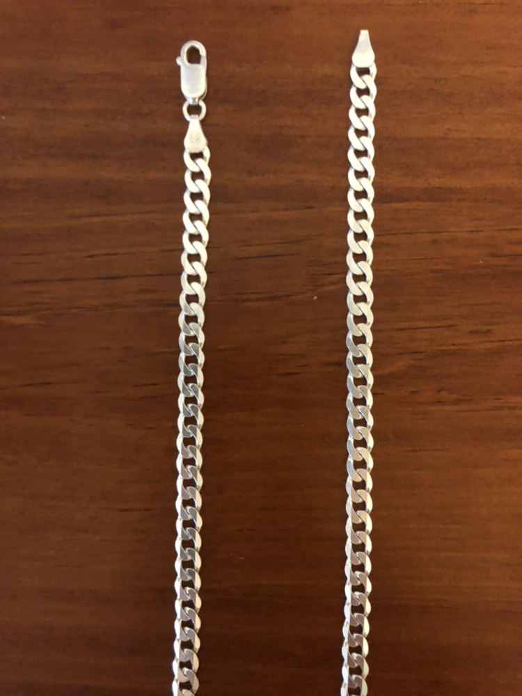 Sterling silver Cuban chain thumbnail