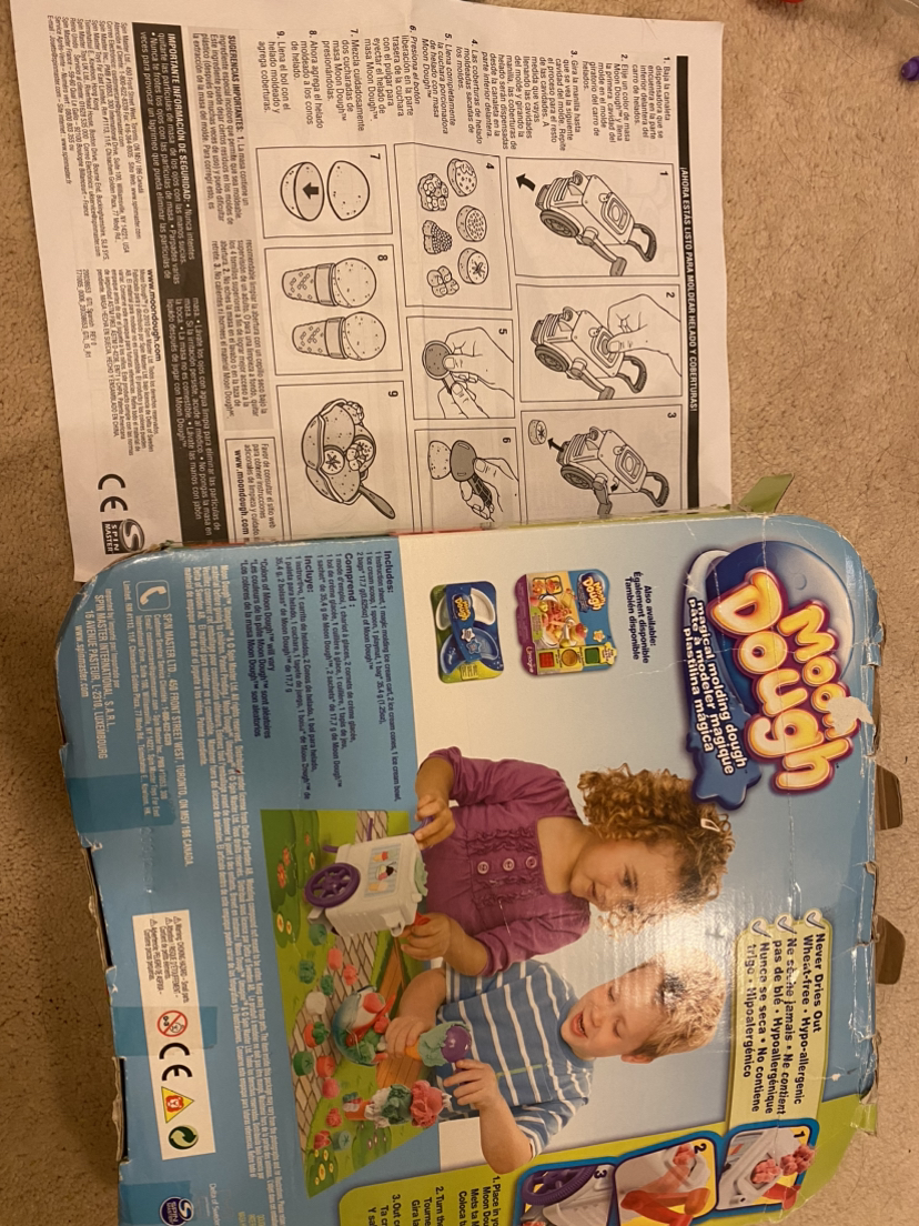 Moon dough magical moulding dough and ice cream maker for kids image indicator(2)