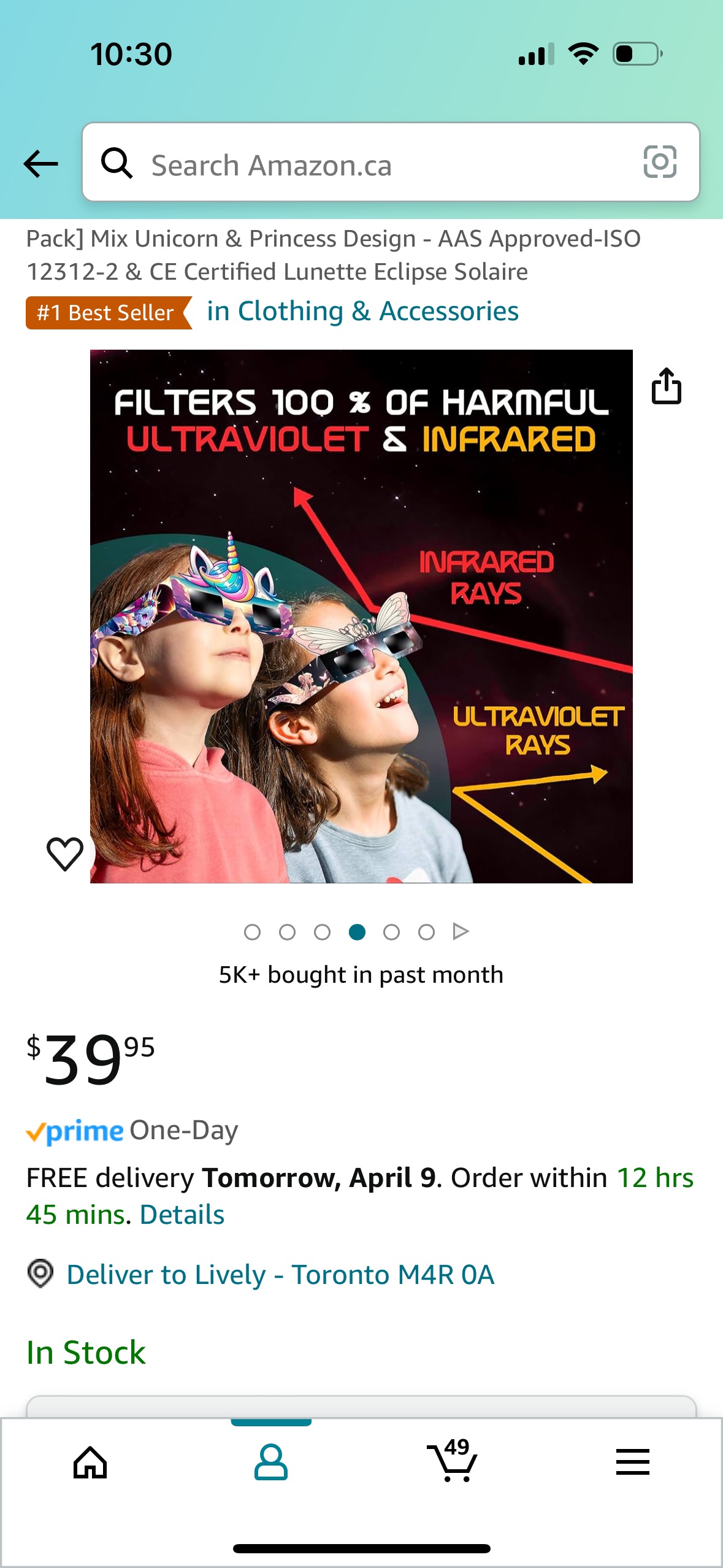 Solar Eclipse Glasses Adults and Kids - photo 3