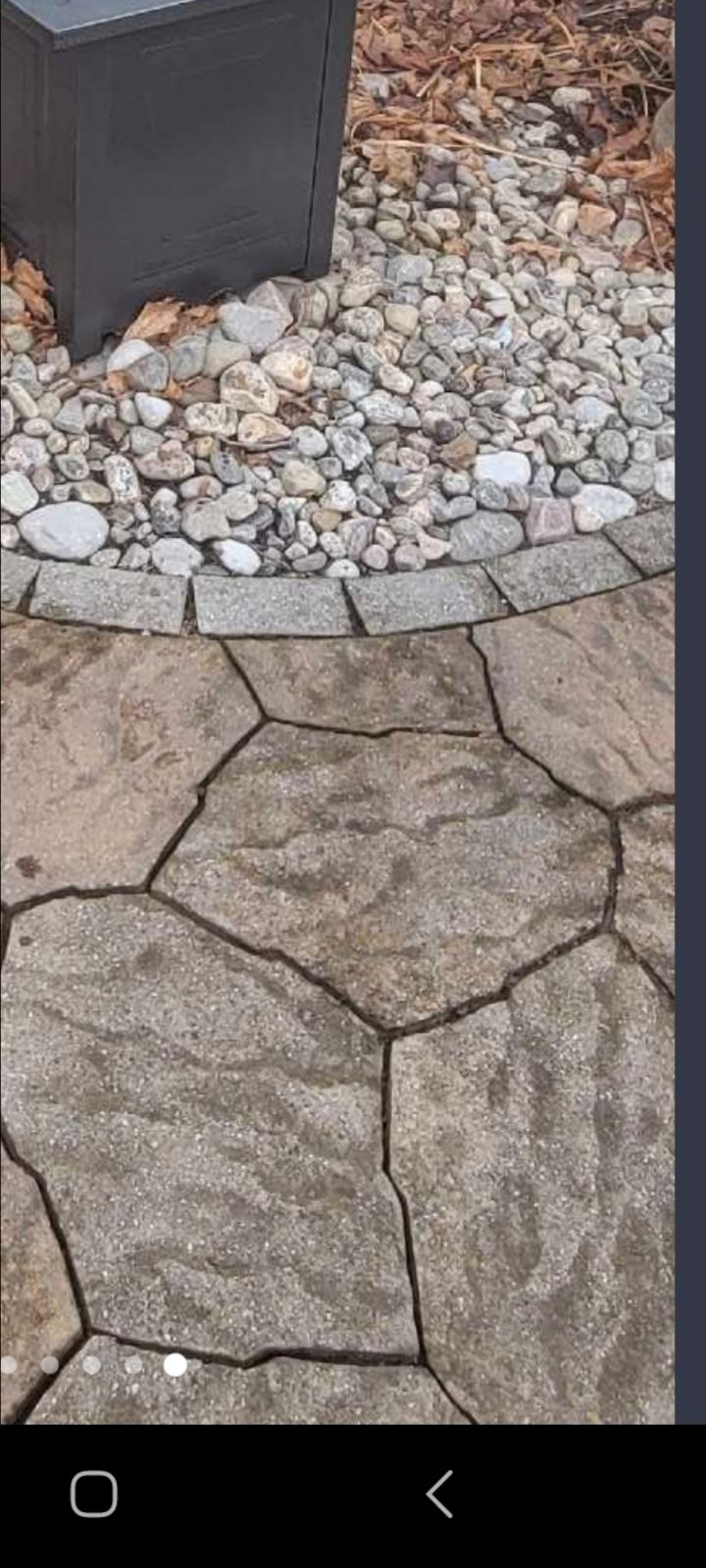 Interlock Flag stone $5; river rock$25 thumbnail
