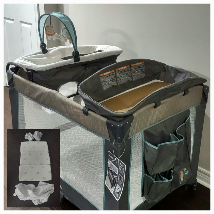 Ingenuity Playard (Playpen) & Millard Memory Foam Crib Mattress