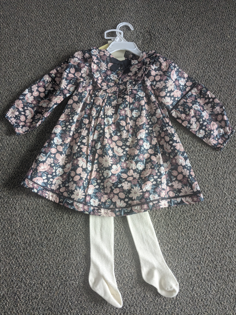 3T Floral Dress + Stocking - photo 2