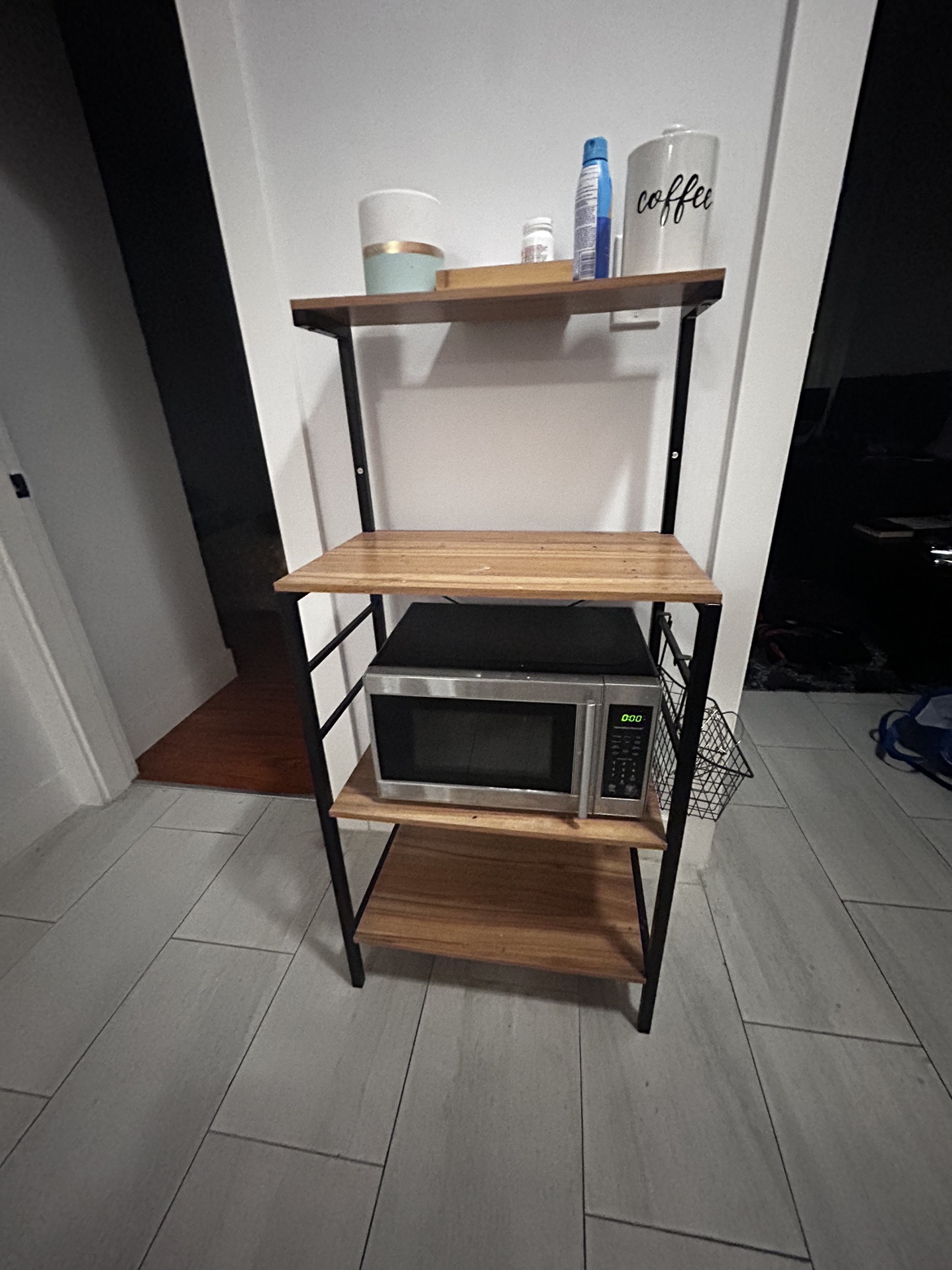 4 tier Kitchen rack, multi utility storage shelf