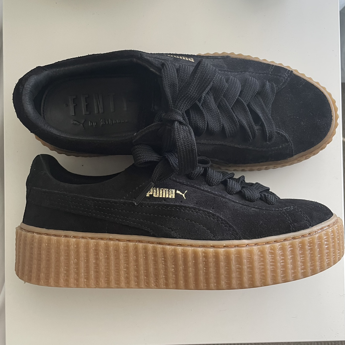 PUMA Fenty Creepers by Rihanna BLACK/GUM (Women's Size 7.5) thumbnail