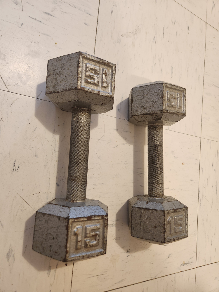Iron HEX Dumbbells (Pair) - photo 2
