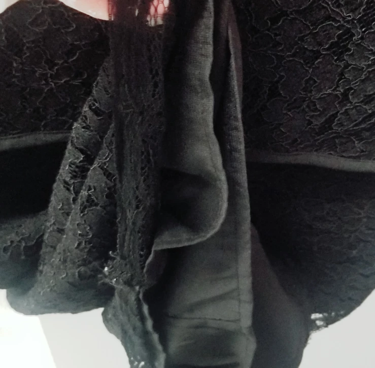 NEW W/ TAGS Retail $120 Classy Pippa Black Lace Dress Medium image indicator(4)