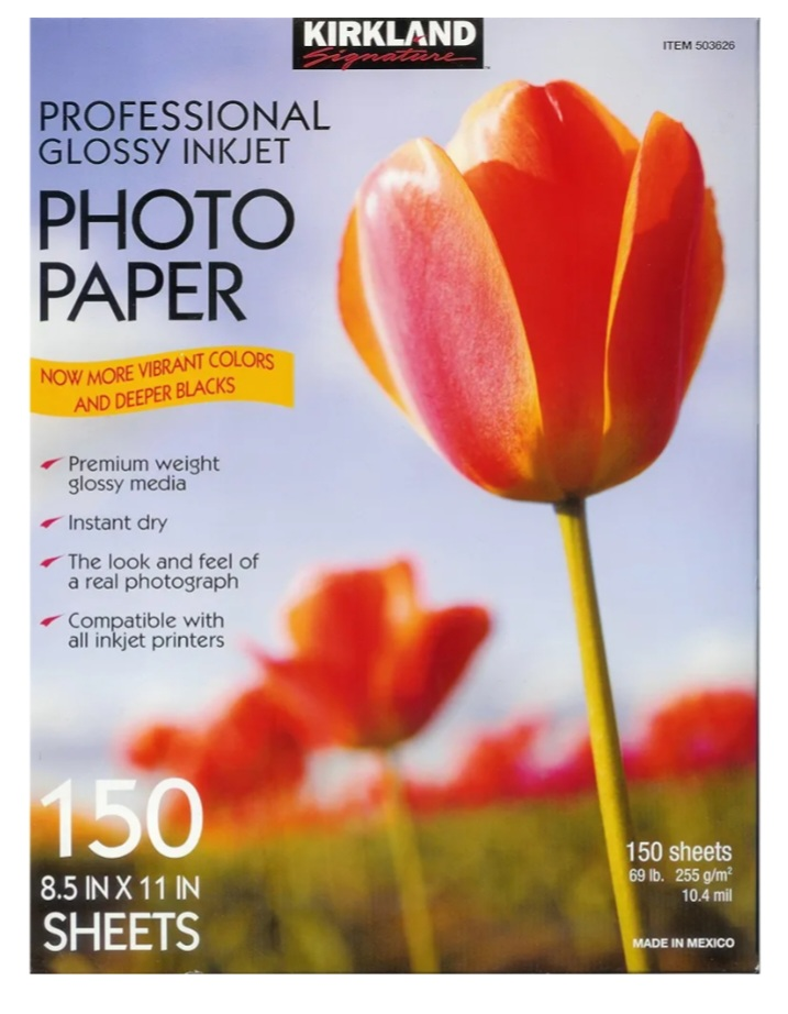 glossy photo paper costco