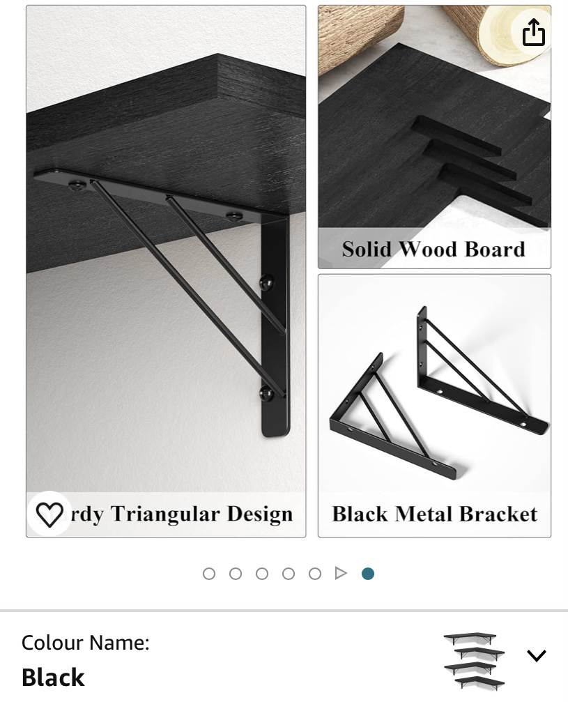 Set of 4 Corner Shelves image indicator(2)