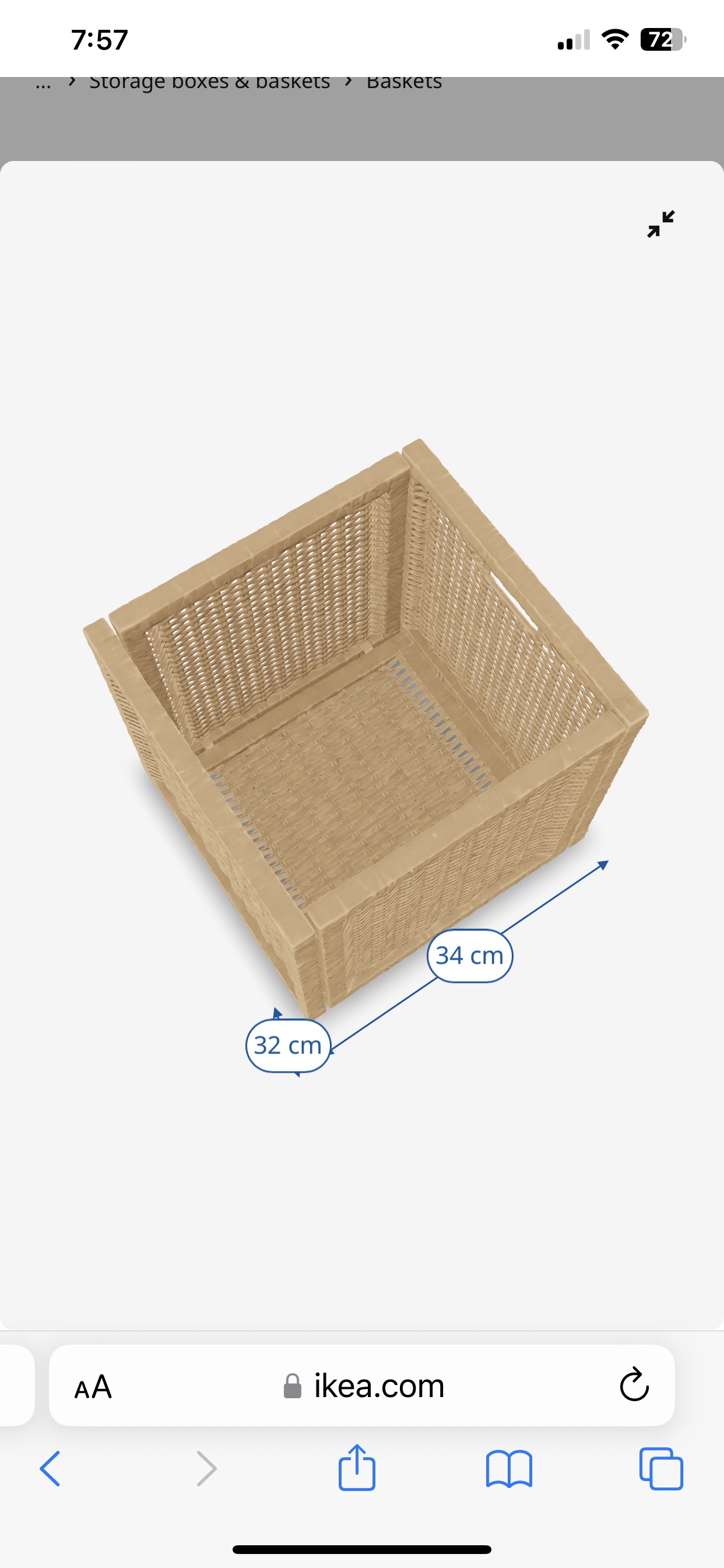8 Wicker baskets - photo 2