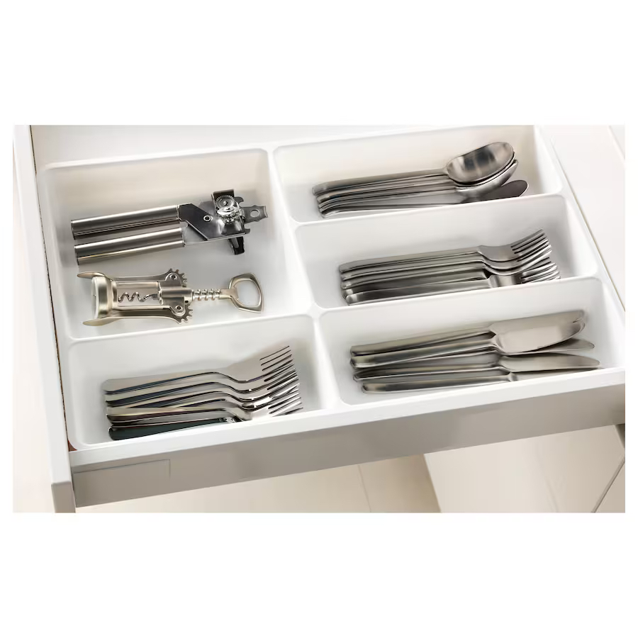 Flatware tray, white, 29x51 cm (11x20 ") thumbnail
