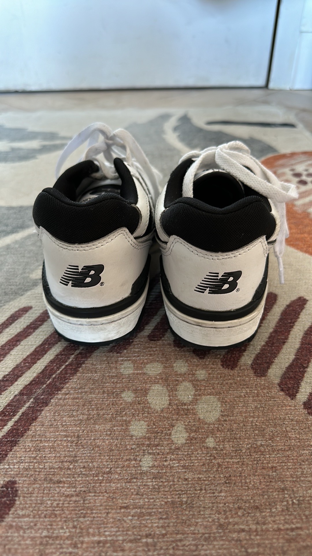 New Balance 550 - white black combo, M4 / W5 - photo 4