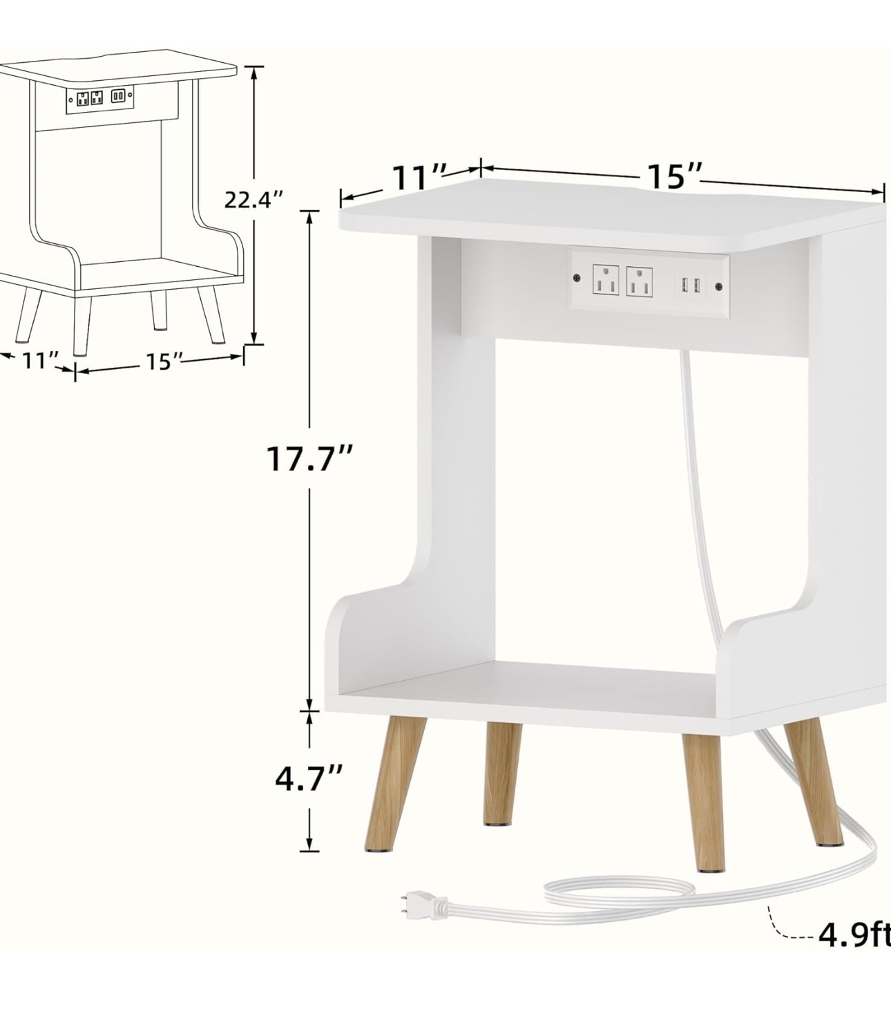 GYIIYUO Night Stands - photo 4