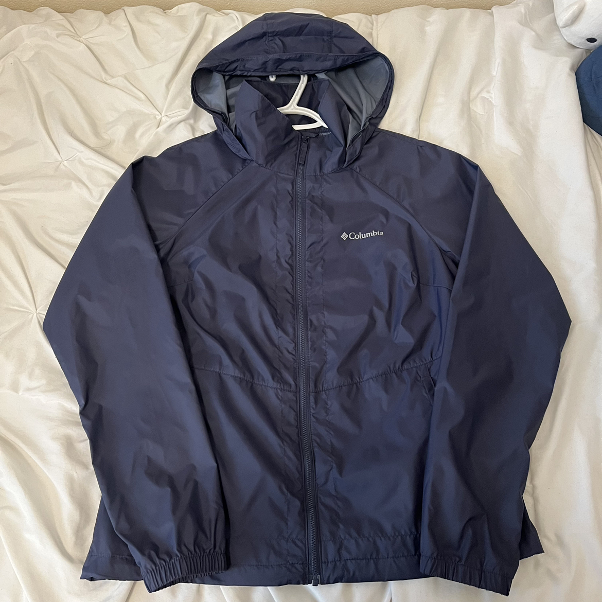 Columbia blue windbreaker thumbnail