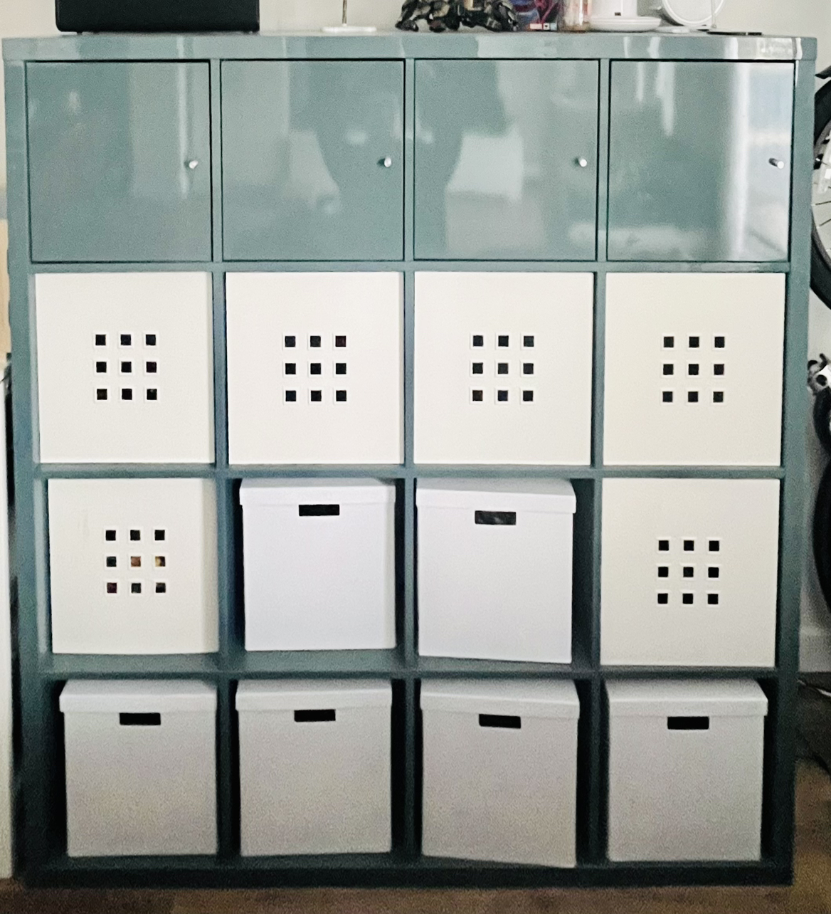 IKEA Kallax shelf 4x4