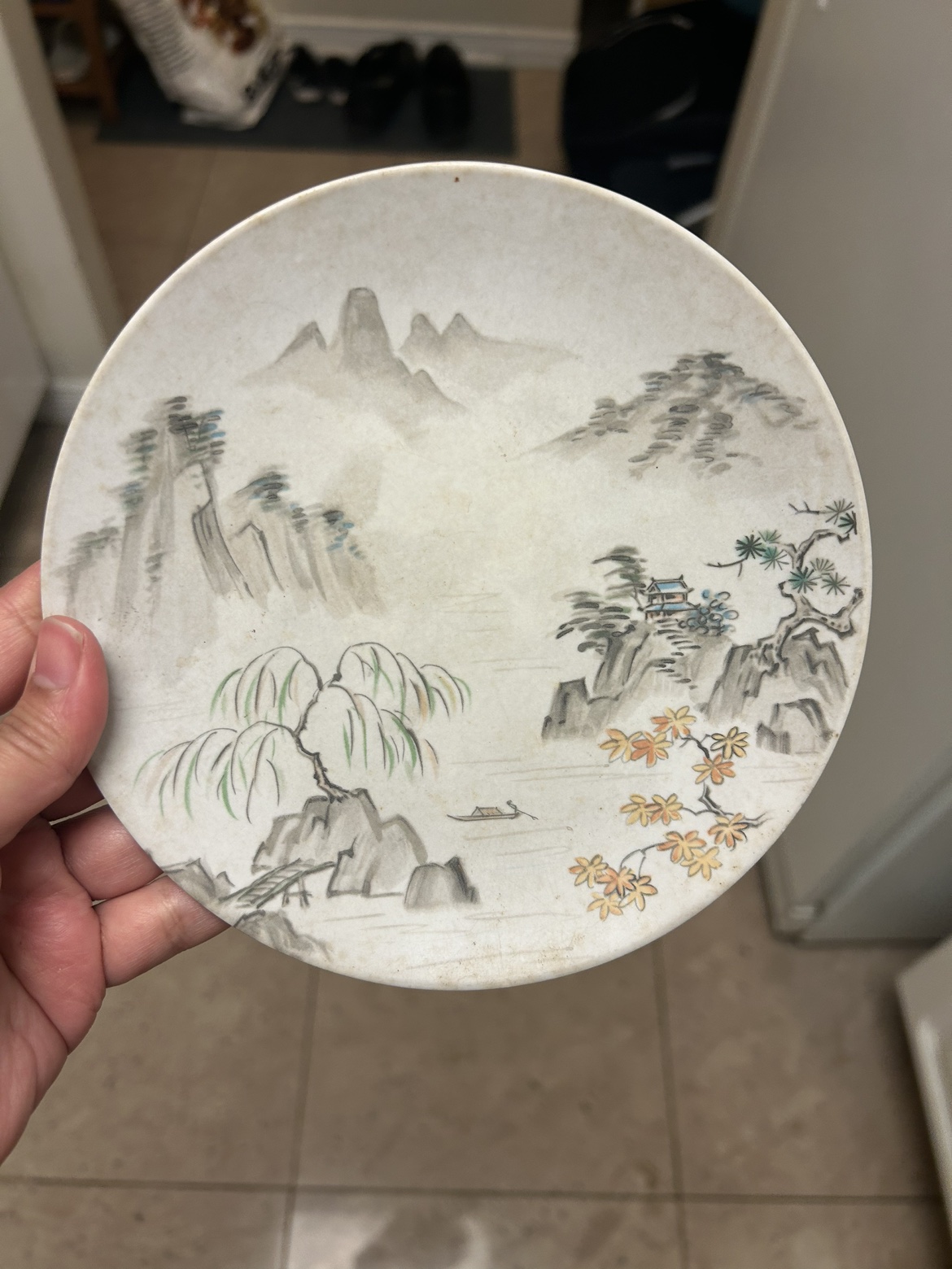 NORITAKE MELAMINE WARE - JAPANESE GARDEN - WILLOW