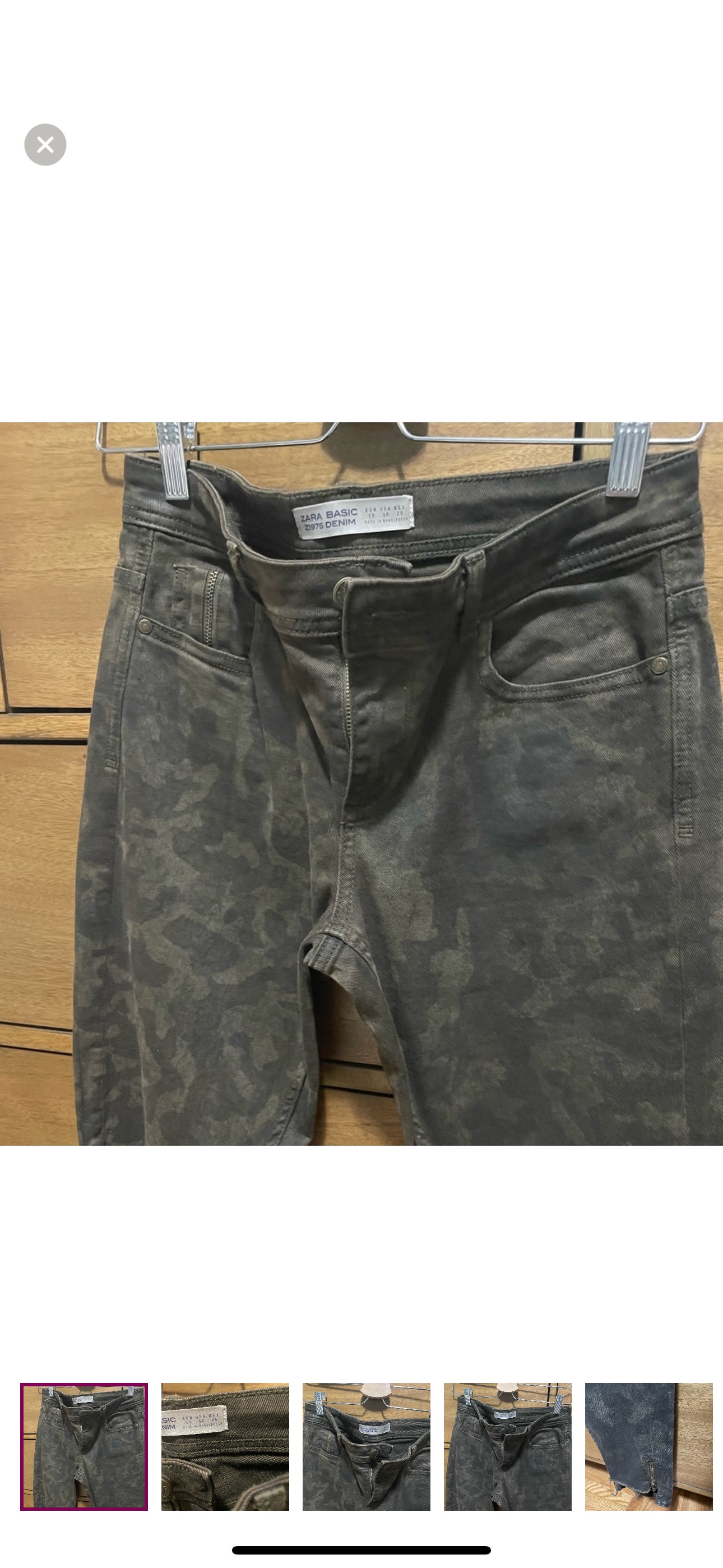 Zara denim jeans new - photo 3