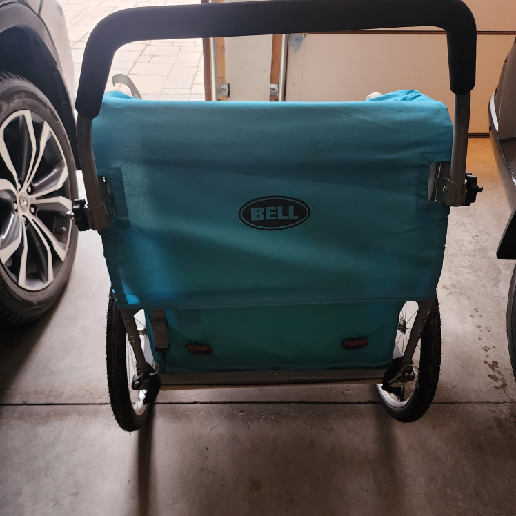 Bell 2 person bike trailer- Blue