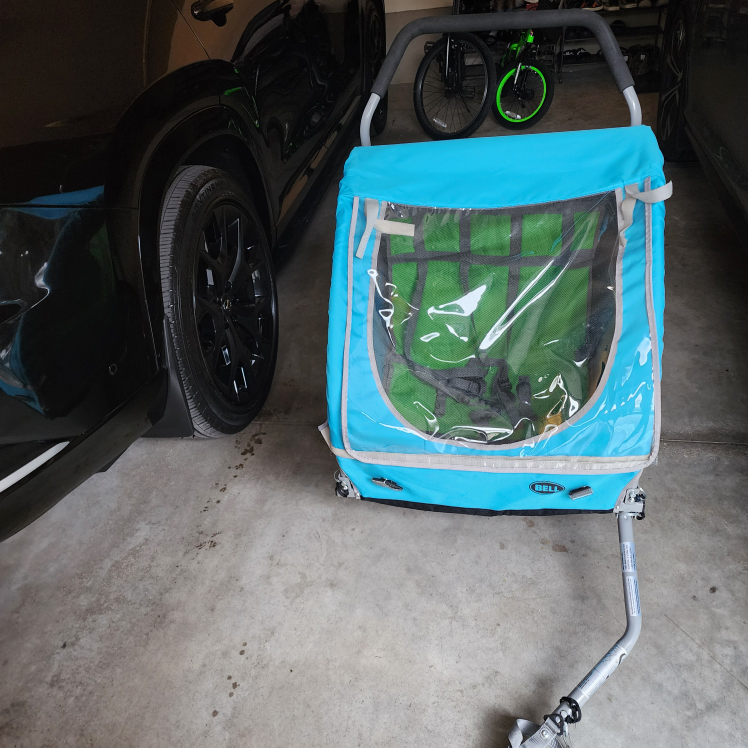 Bell 2 person bike trailer- Blue - photo 2