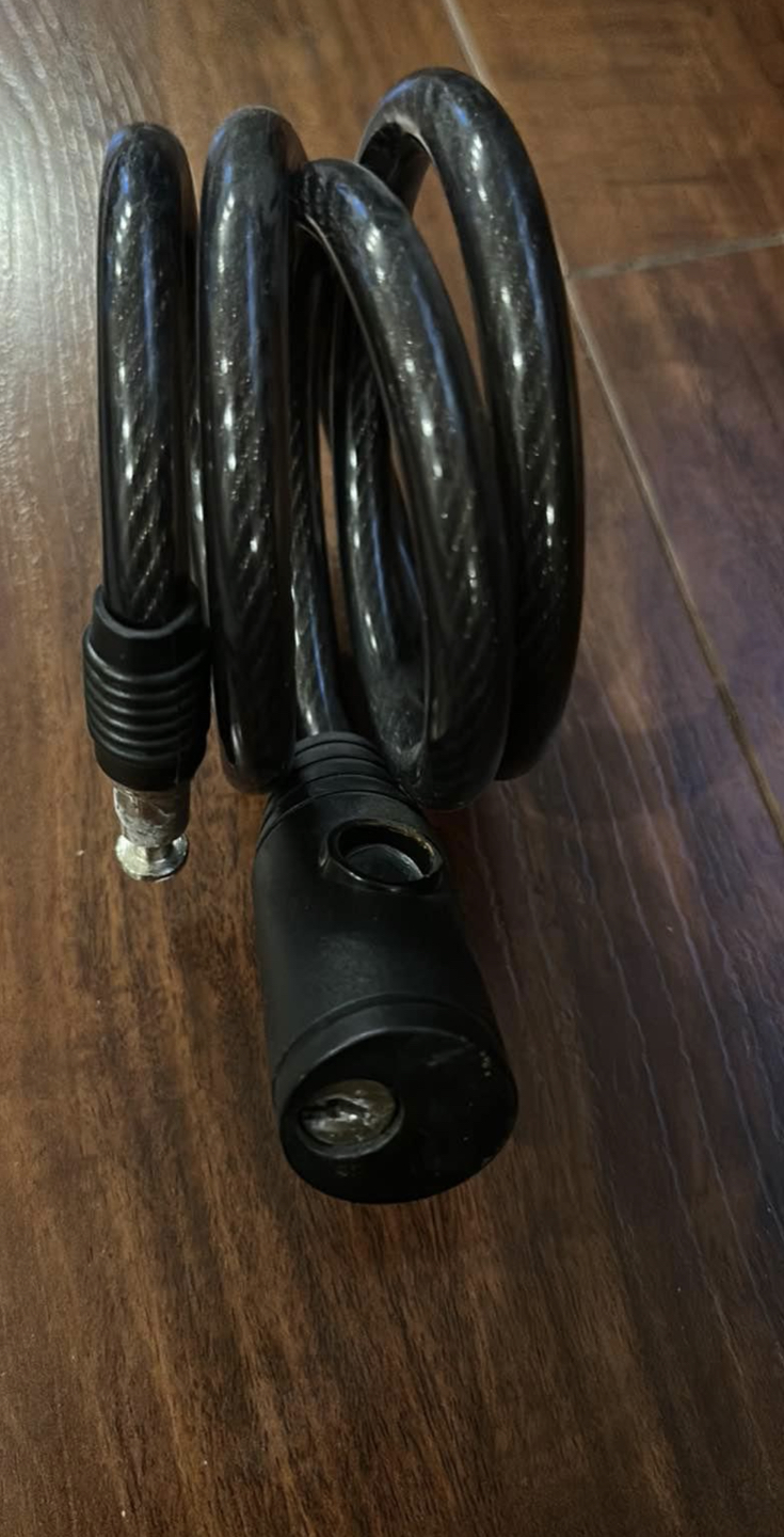 Bike lock with keys thumbnail