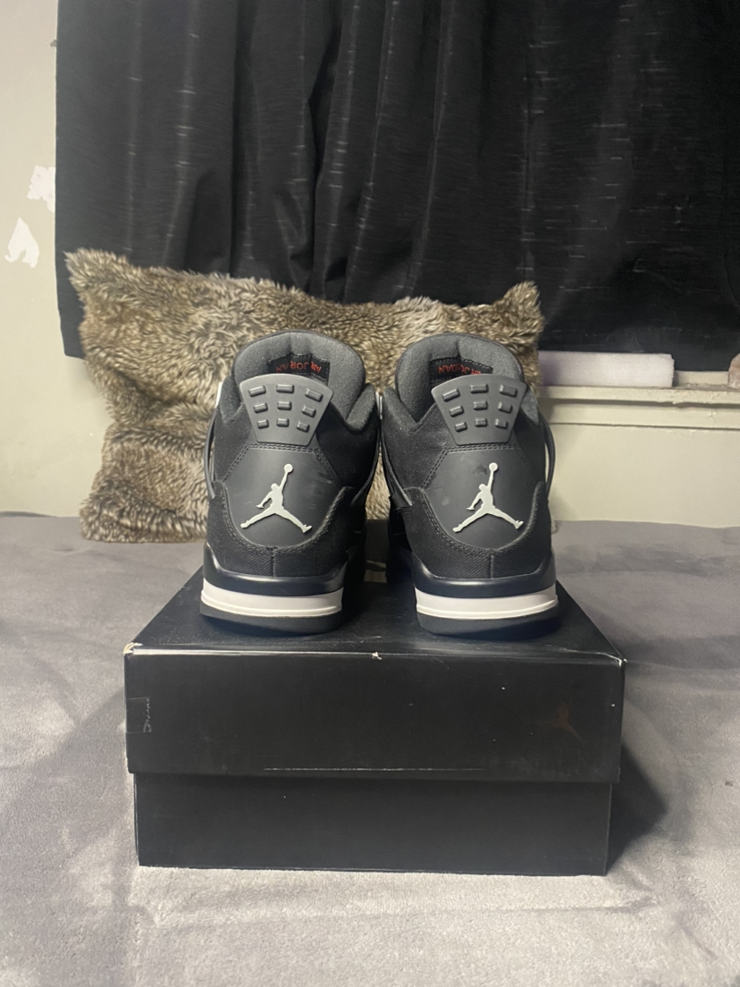 Jordan 4 ( Black Canvas ) - photo 3