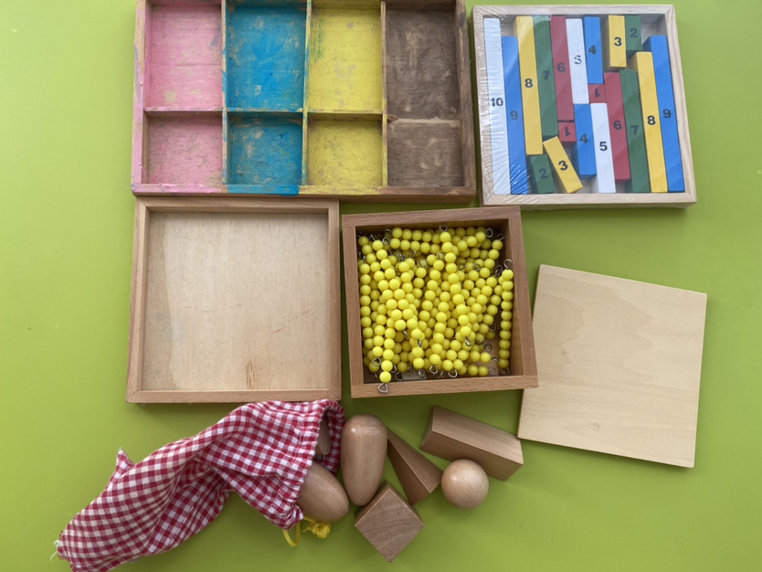 Lots of Wood educational / math toys for daycare or young kids image indicator(2)