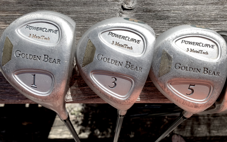 Golden Bear golf clubs & bag - photo 2