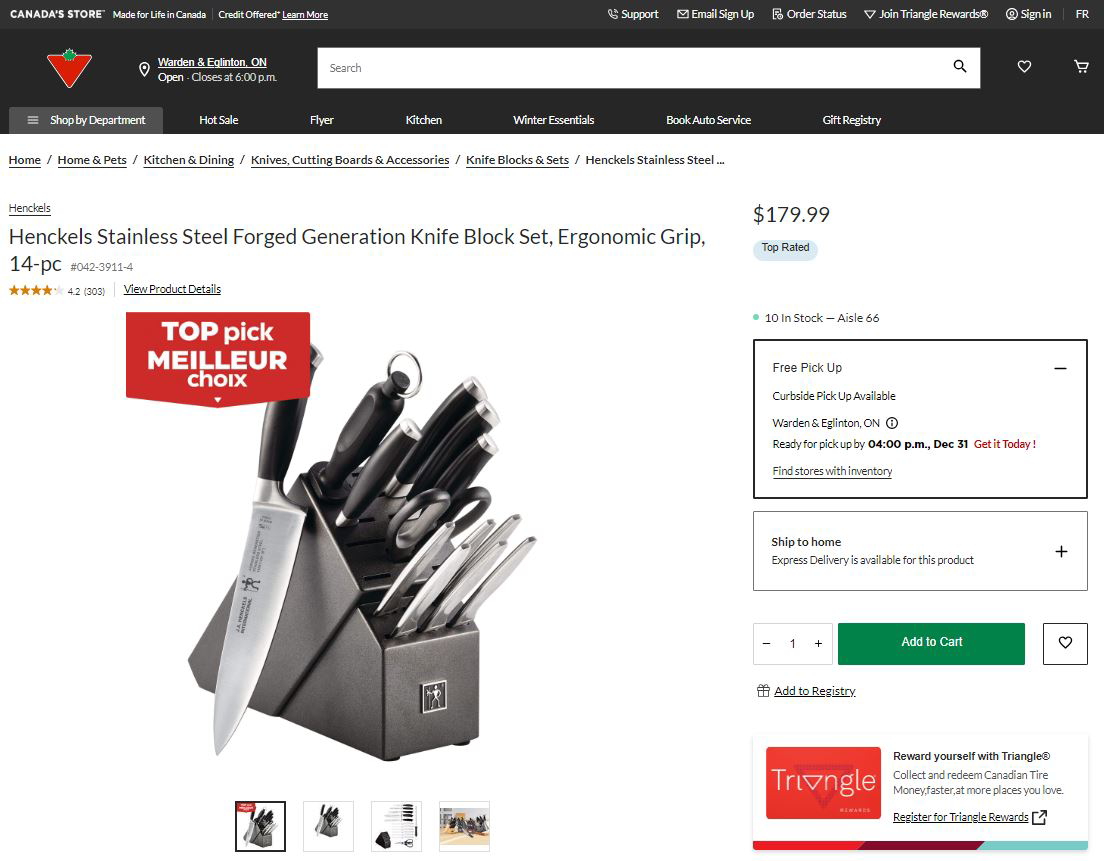 Henckels. Forged Generation Knife Block Set. 14 Pieces. thumbnail