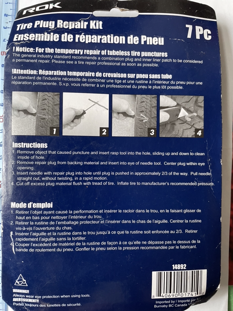 Tire Plug repair Kit image indicator(2)