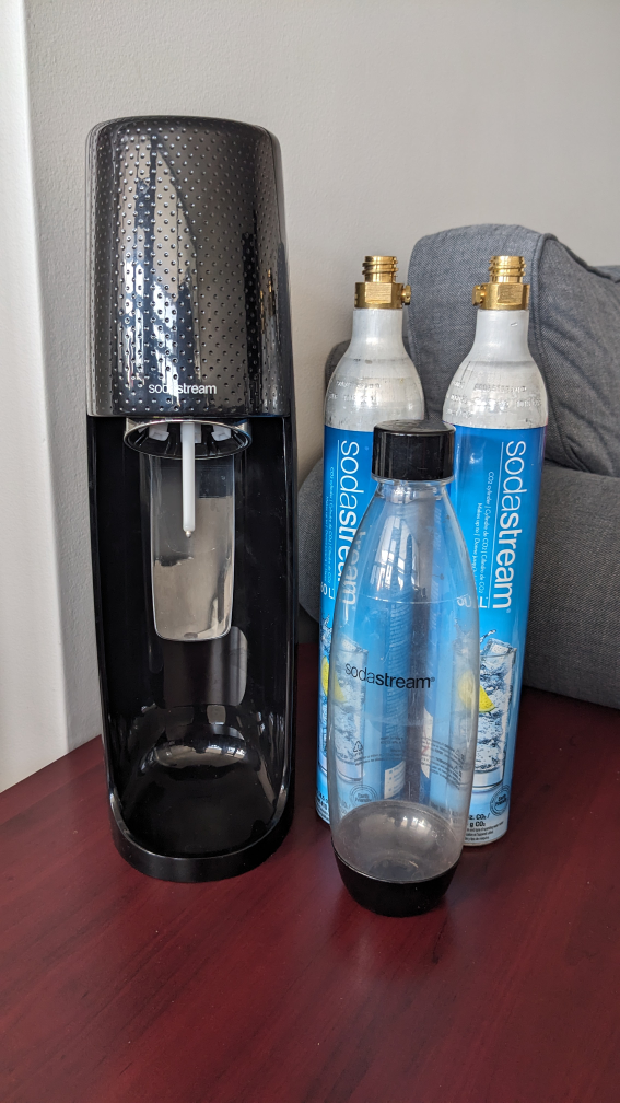 SodaStream with 2 Canisters - Fair condition