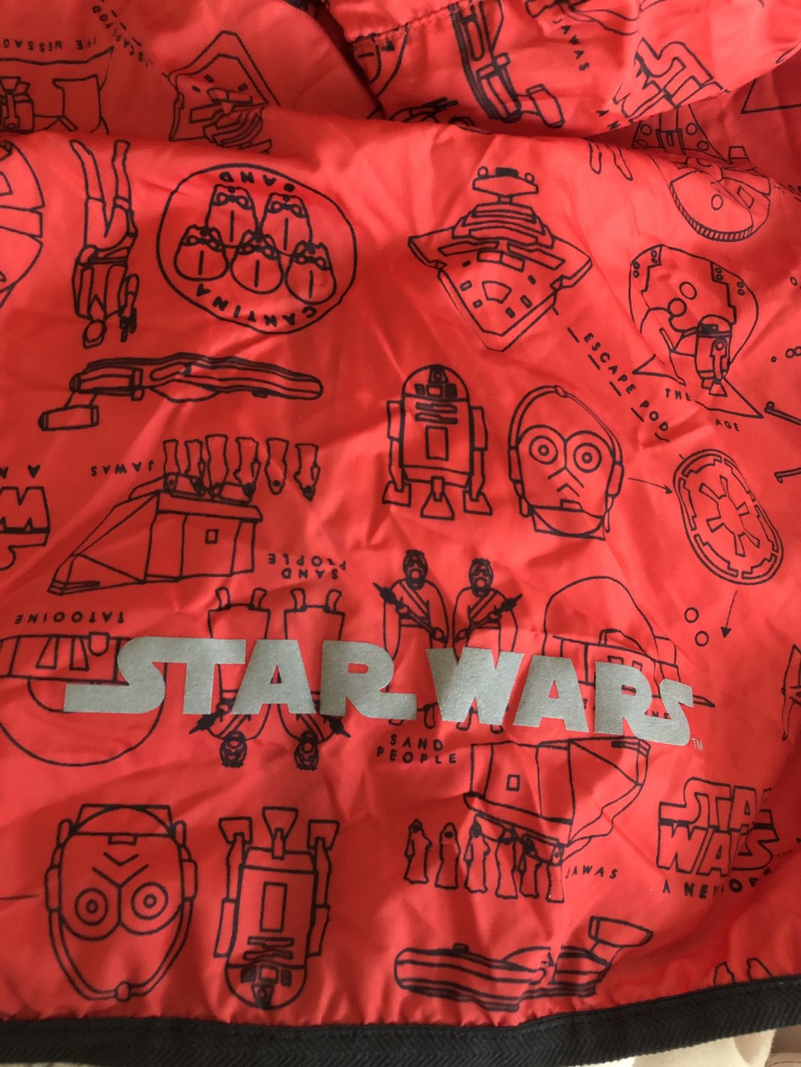 Star Wars packable rain jacket image indicator(2)