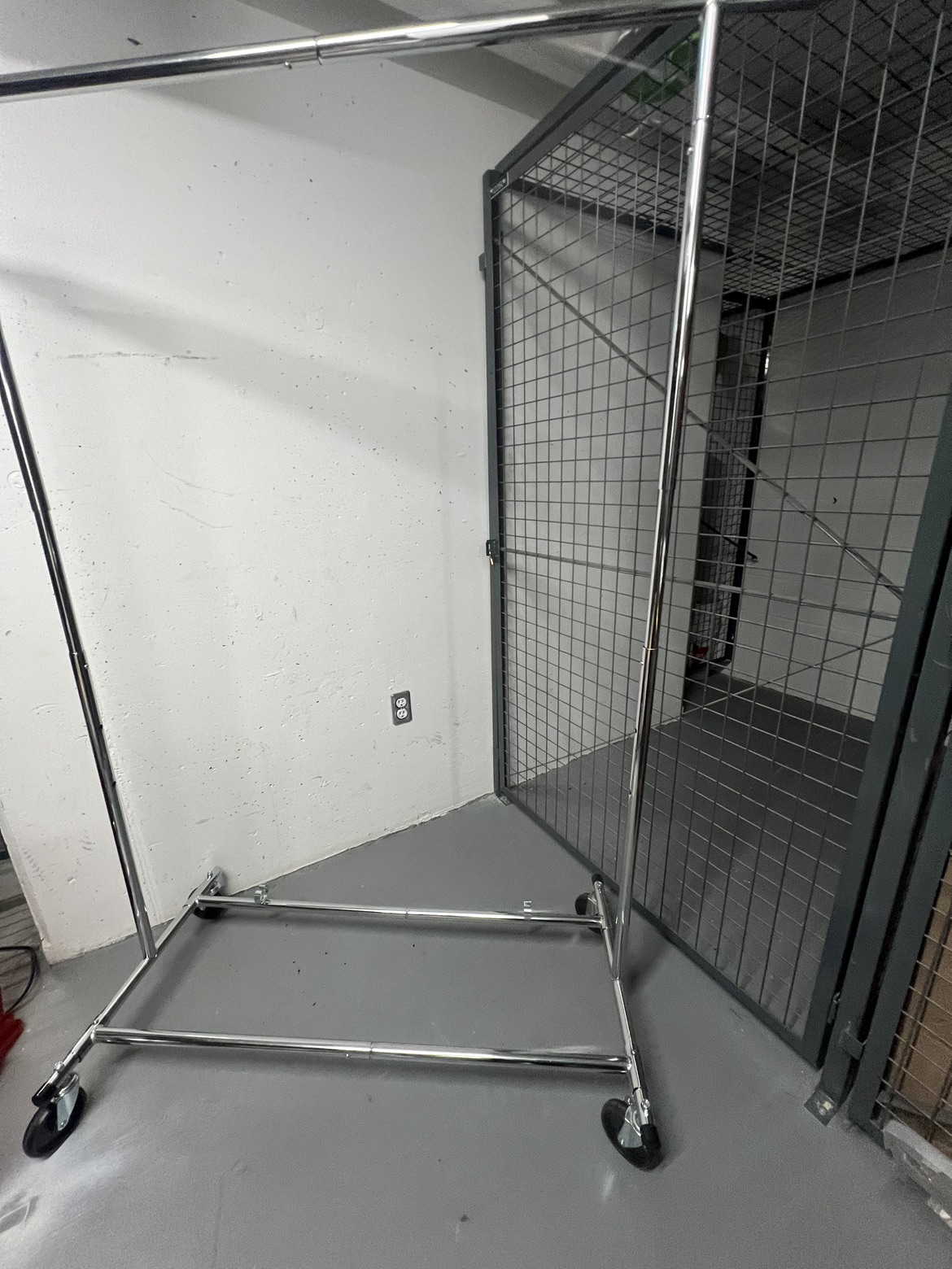 Commercial Rolling Clothes Rack