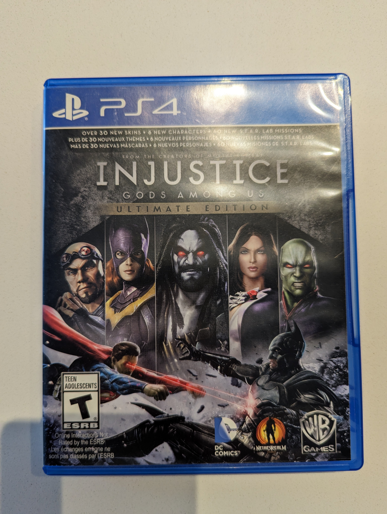 injustice God's Among Us PS4 thumbnail