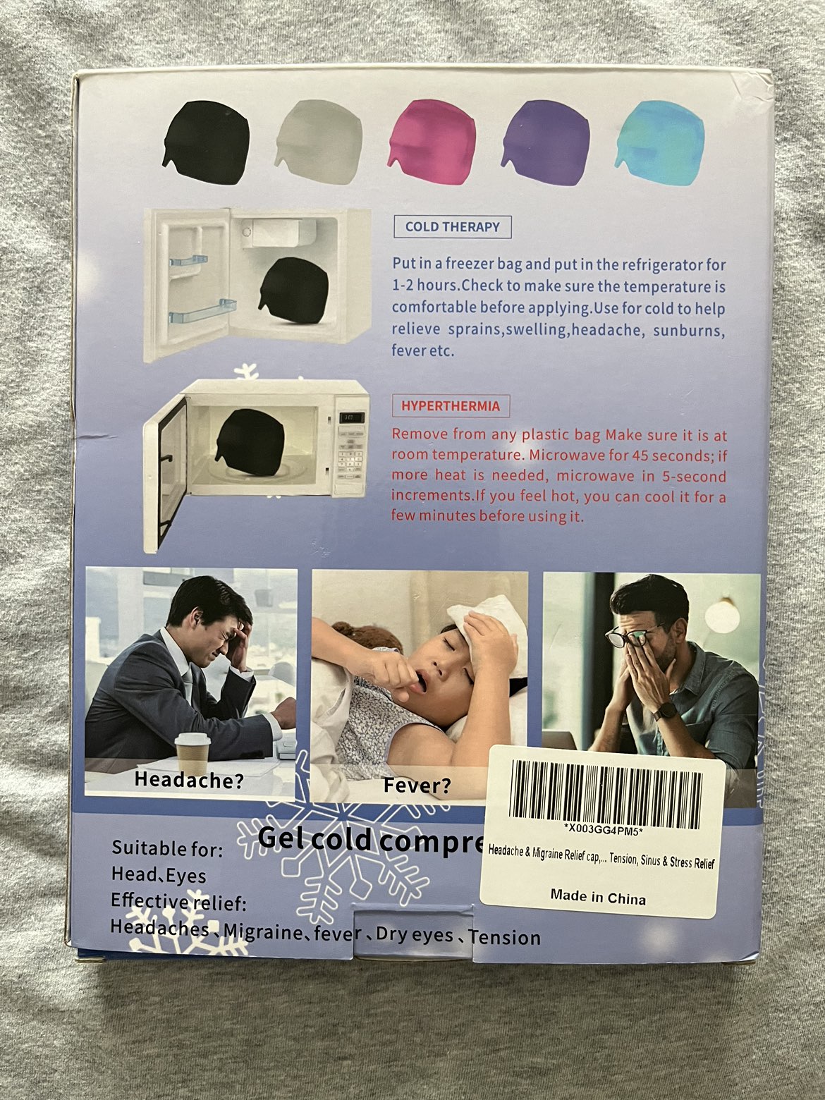 BRAND NEW HOT AND COLD GEL CAP image indicator(2)